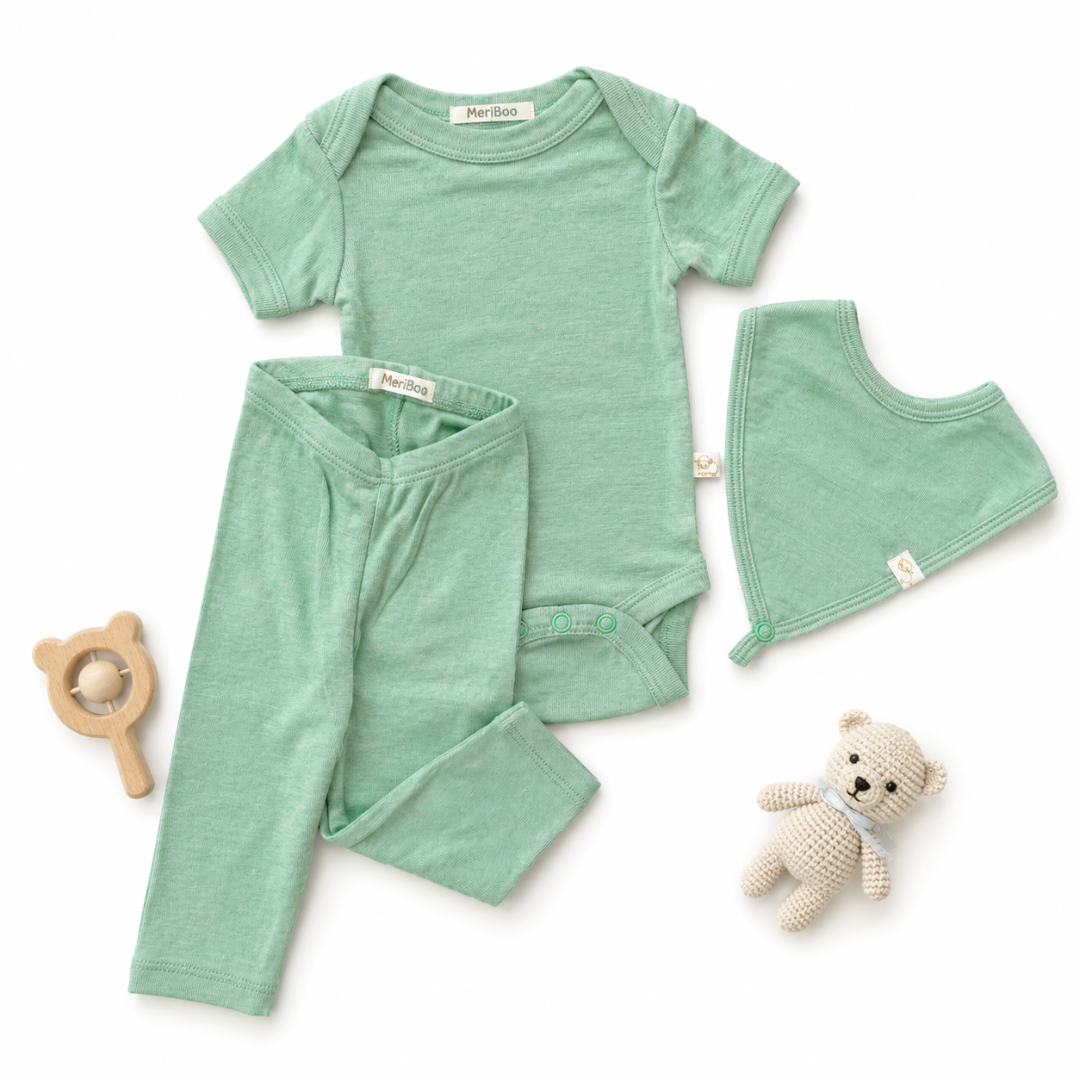 MeriBoo - alap szett 100% tanúsított finom merinóból "Mini Essentials Spring"