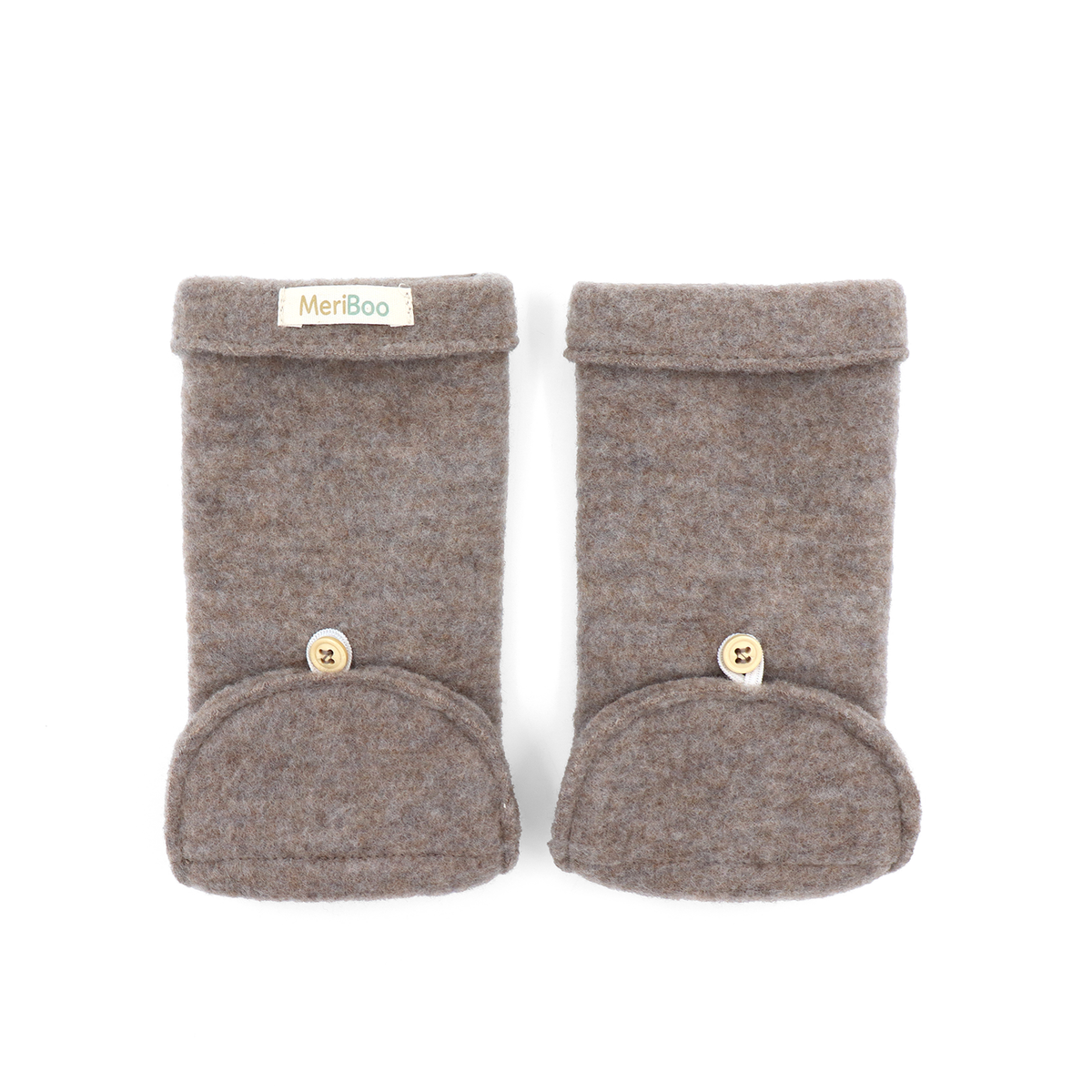 MeriBoo – Ръкавици „Teddy Bear“ от мериносова вълна