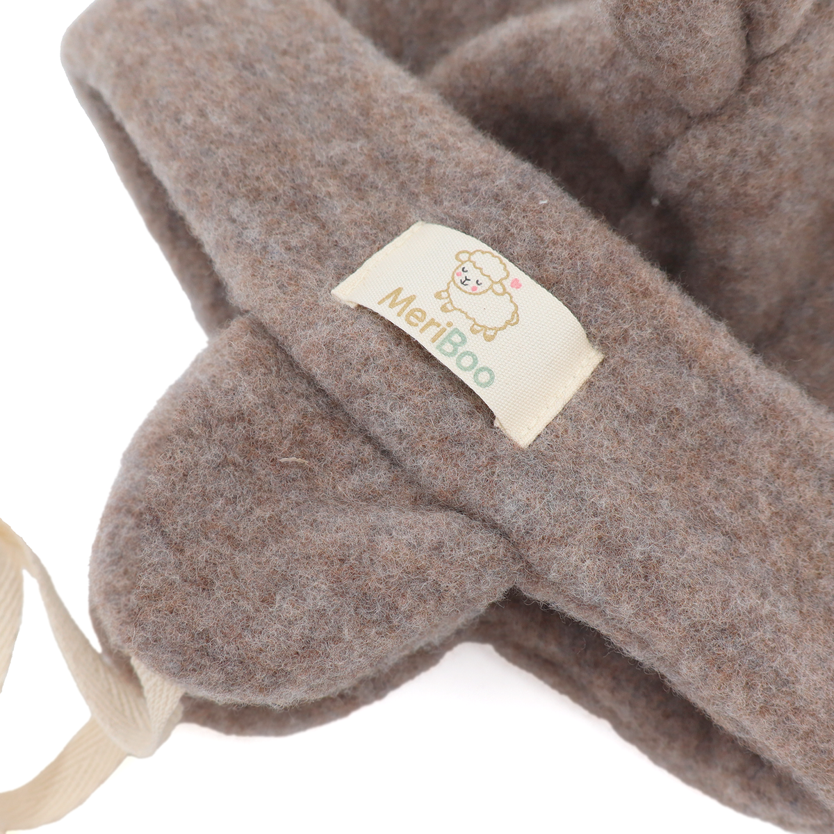 MeriBoo – Премиум шапка „Teddy Bear“ от мериносова вълна