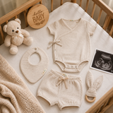 "First Summer" hazahozó szett 100% organikus muszlinból