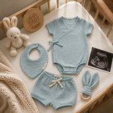 "First Summer" hazahozó szett 100% organikus muszlinból
