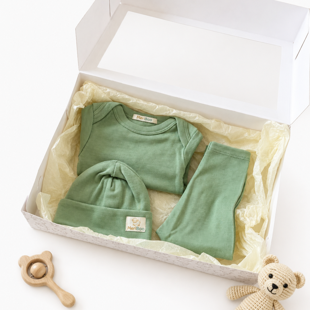 MeriBoo – alap készlet 100% tanúsított finom merinó gyapjúból "Mini Essentials"
